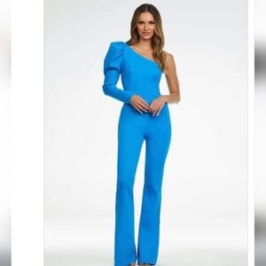 Ashley Lauren Blue Jumpsuit